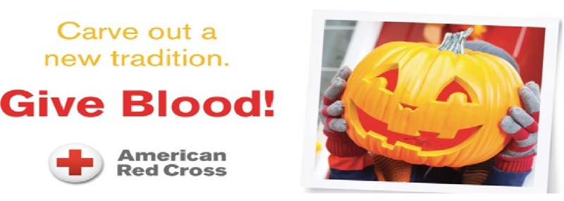 Carve out a new tradition.  Give Blood!
